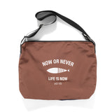 (BA524) 2 Face Logo Messenger Bag