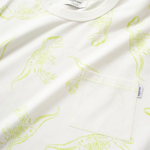 (TP1833) Dinosaur Pattern Tee