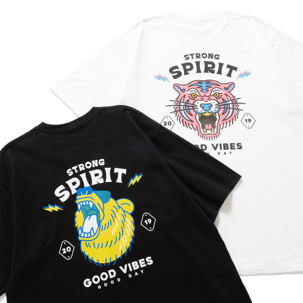 (ZT1639) Neon Animal Graphic Tee