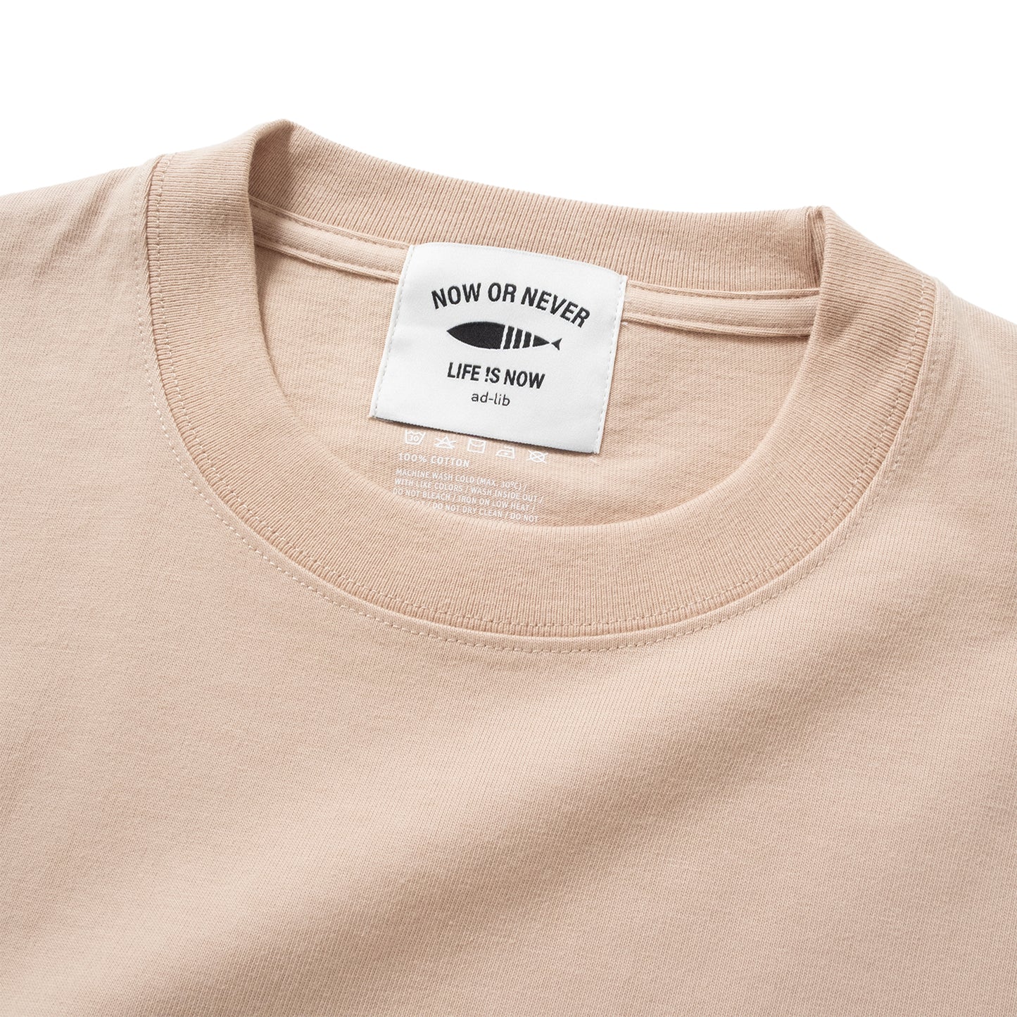 (ZT1849) Fish Embroidery Pocket Tee