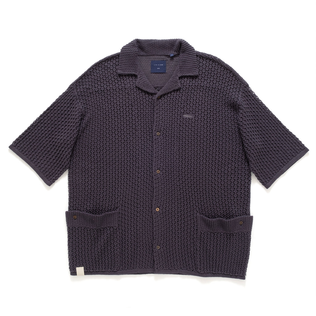 (ST386) Knit Cuba Short Sleeve Shirt