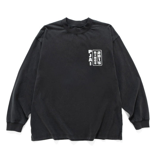 (EX614) Kasa Graphic Washed Long Sleeve Tee