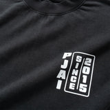 (EX614) Kasa Graphic Washed Long Sleeve Tee