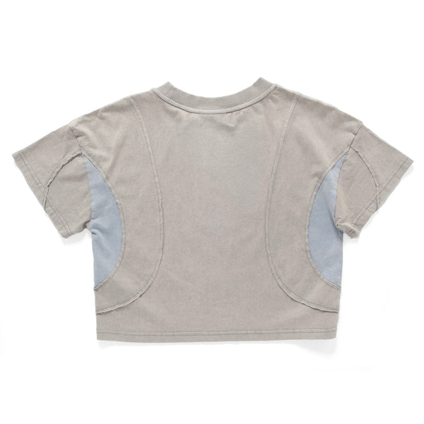(TP1811) Washed Cropped Tee