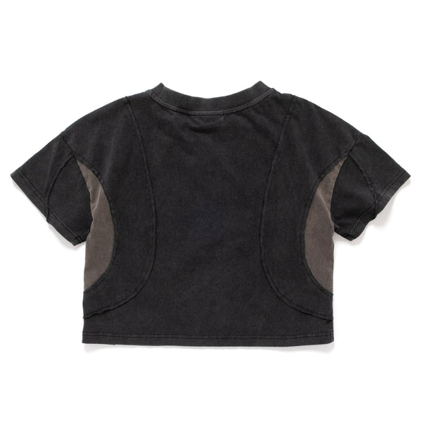 (TP1811) Washed Cropped Tee