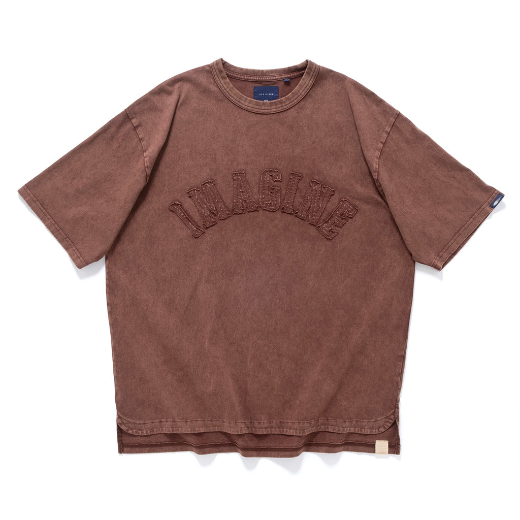 (TP1583) Garment Dyed Embroidery Tee