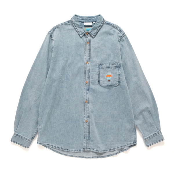 (ST519) Balloon Embroidery Shirt