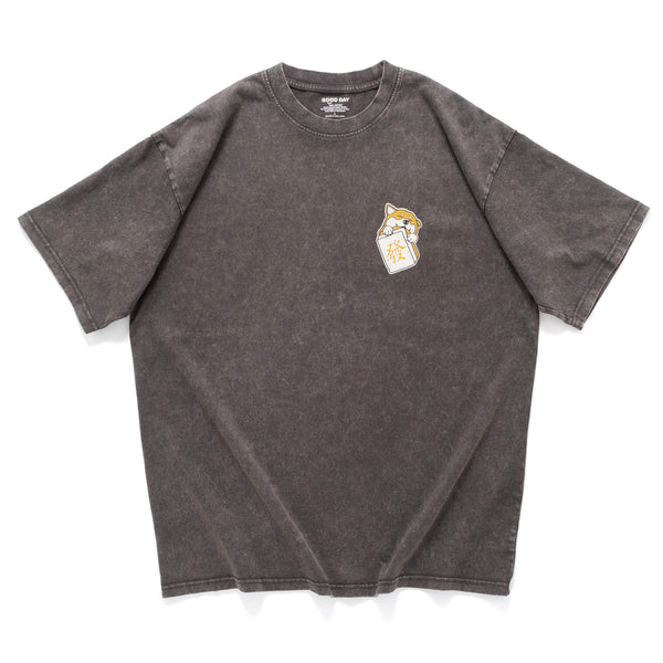(ZT1897) Great Luck Shiba Graphic Tee