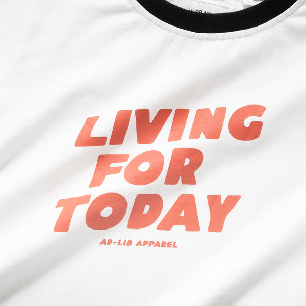 (TP1596) Ribbon Cropped Tee