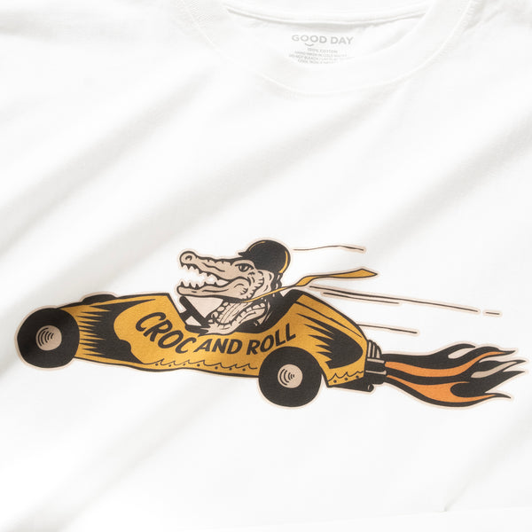 (ZT1647) Crocodile Driver Graphic Tee