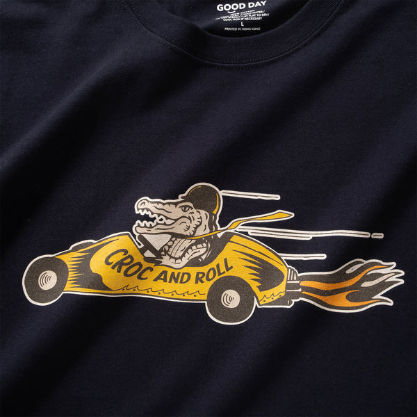 (ZT1647) Crocodile Driver Graphic Tee