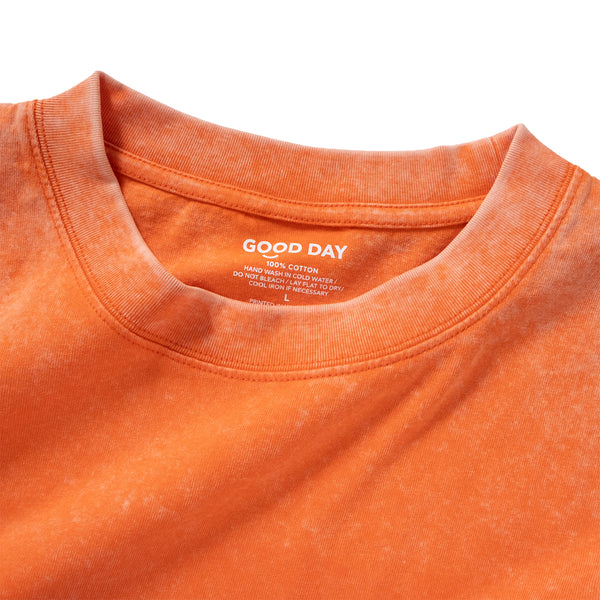 (ZT1648) Work Hard Graphic Washed Tee