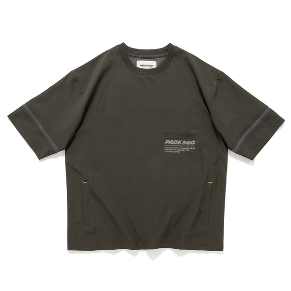 (TP1592) Cool Touch Contrast Tech Tee