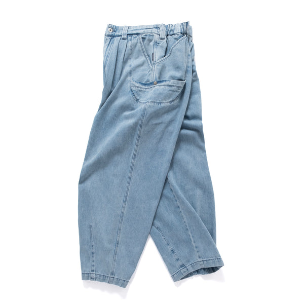 (PT391) Curved Wide Denim