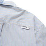 (ST451) Stripe Patchwork Short Sleeve Shirt