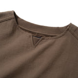 (TP1585) Cropped Sleeve Collar Tee