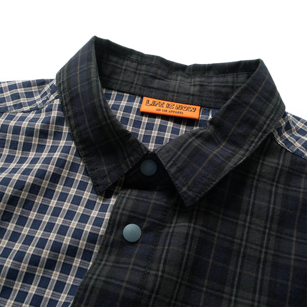 (ST531) Patchwork Shirt