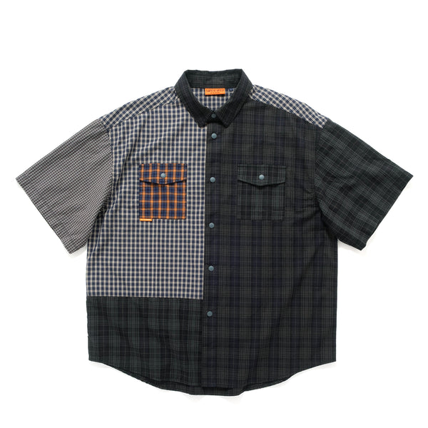 (ST531) Patchwork Shirt