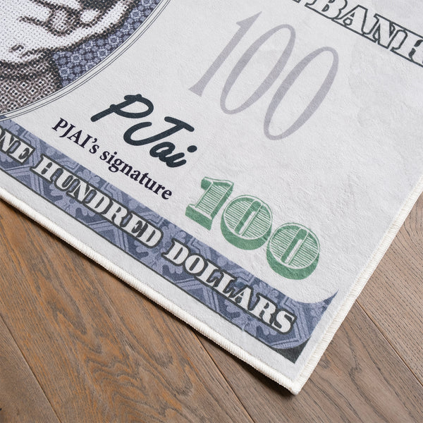 (AA494) Large Money Graphic Carpet