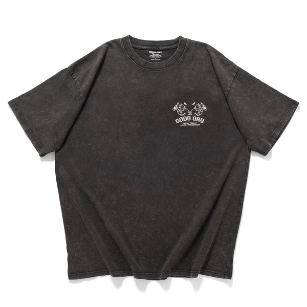 (ZT1653) Wasted Cat Graphic Tee