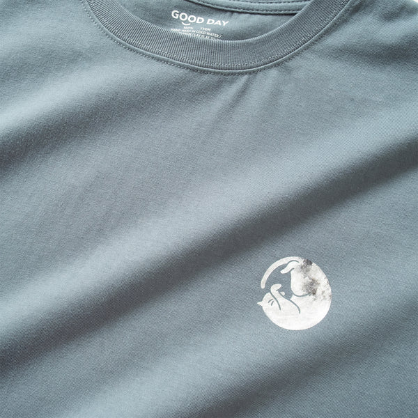 (ZT1654) Cat Moon Phases Graphic Tee