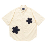 (ST380) Sakura Patch Short Sleeve Shirt