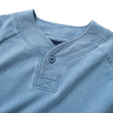 (TP1600) Washed Baseball Collar Tee
