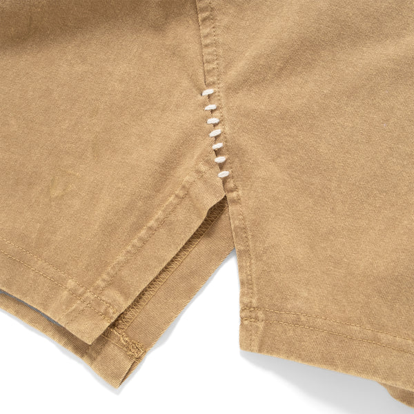 (TP1598) Washed Cropped Split Tee