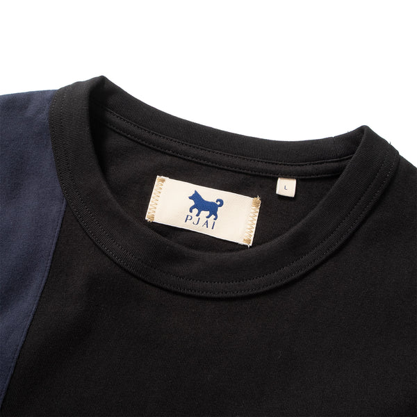 (TP1610) Embroidery Patchwork Tee