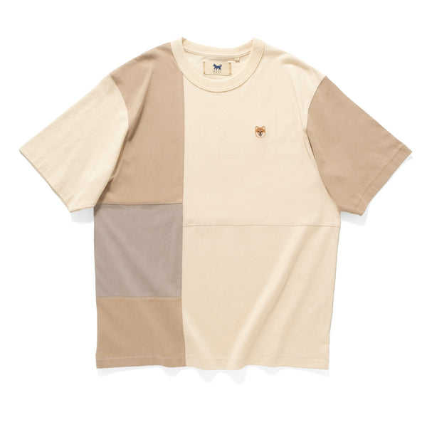 (TP1610) Embroidery Patchwork Tee