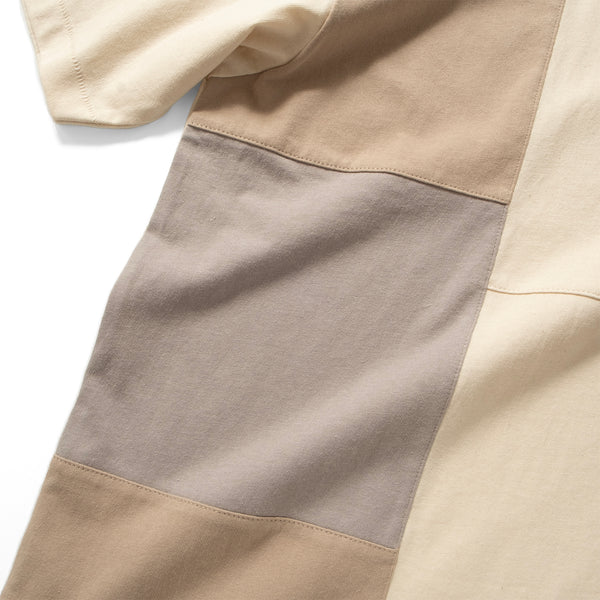 (TP1610) Embroidery Patchwork Tee