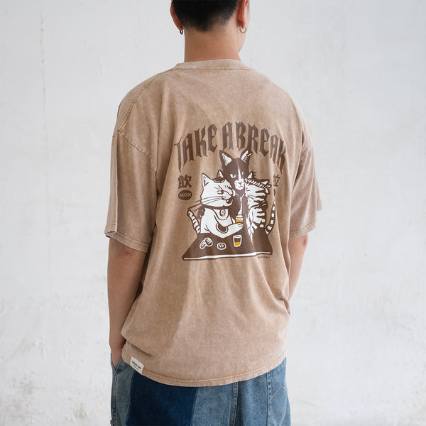 (ZT1667) Take A Break Graphic Tee