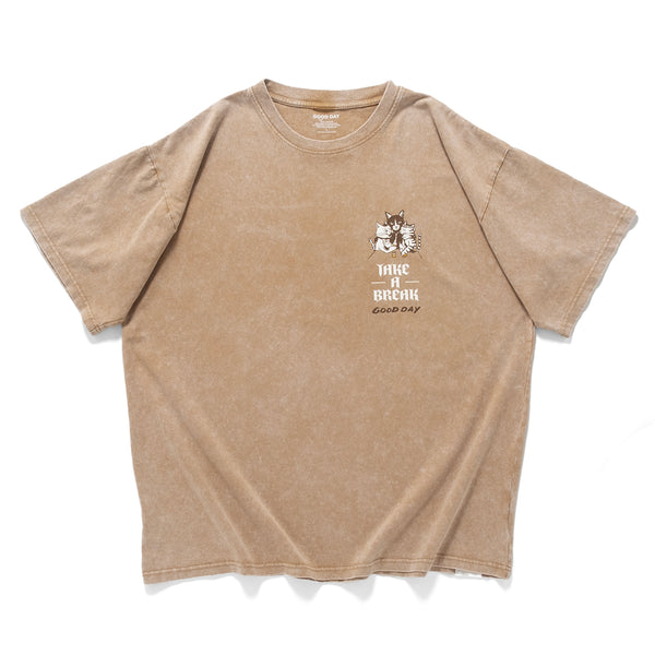 (ZT1667) Take A Break Graphic Tee