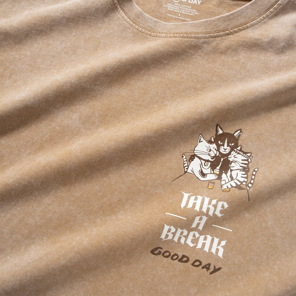 (ZT1667) Take A Break Graphic Tee
