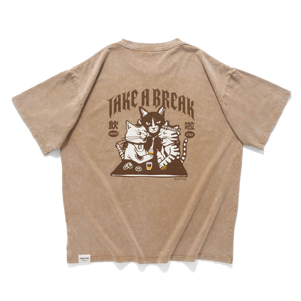 (ZT1667) Take A Break Graphic Tee