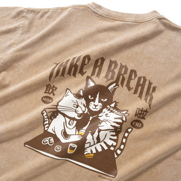 (ZT1667) Take A Break Graphic Tee