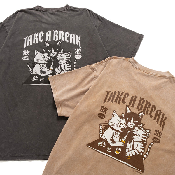 (ZT1667) Take A Break Graphic Tee