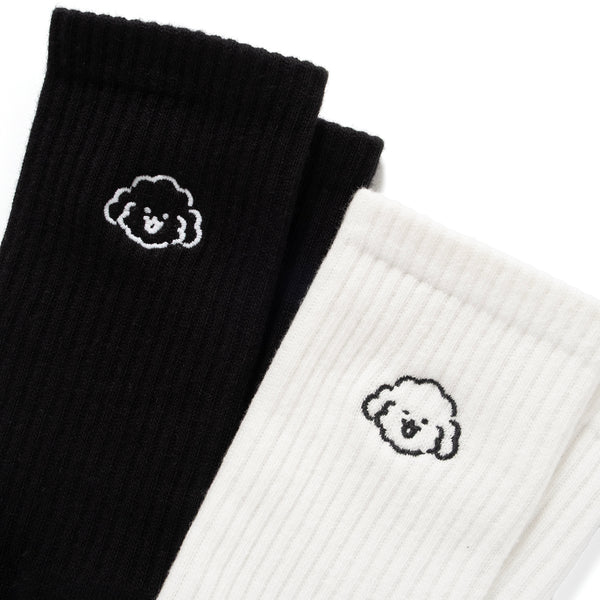 (EX597) Graphic Embroidery Socks