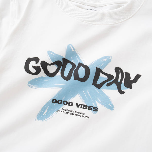 (ZT1677) Flower Graphic Cropped Tee