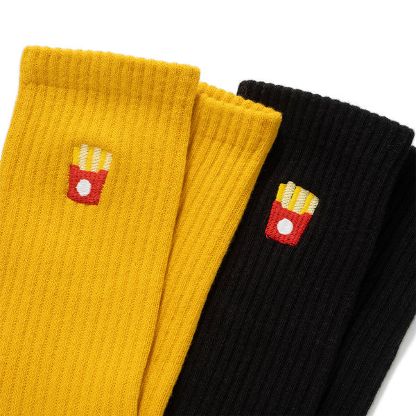(ZA105) Fries Graphic Emroidery Socks