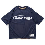 (TP1636) Reversible Mesh Graphic Tee