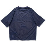 (TP1636) Reversible Mesh Graphic Tee