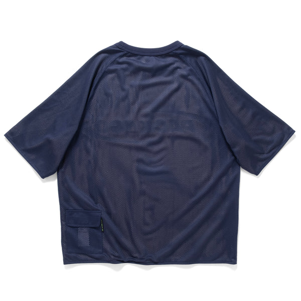 (TP1636) Reversible Mesh Graphic Tee