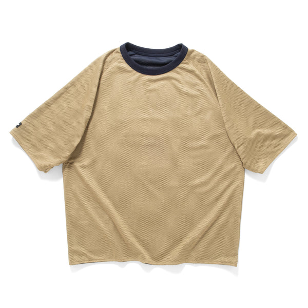 (TP1636) Reversible Mesh Graphic Tee