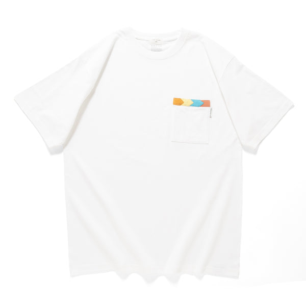 (ZT1679) Arrow Trimmed Pocket Tee
