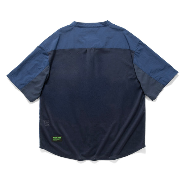 (ST463) Cool Touch Tech Mesh Contrast Shirt
