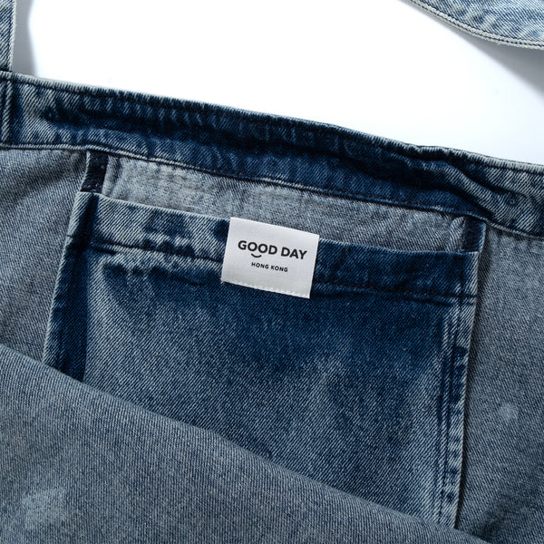 (ZB540) The Meowing Washed Tote Bag