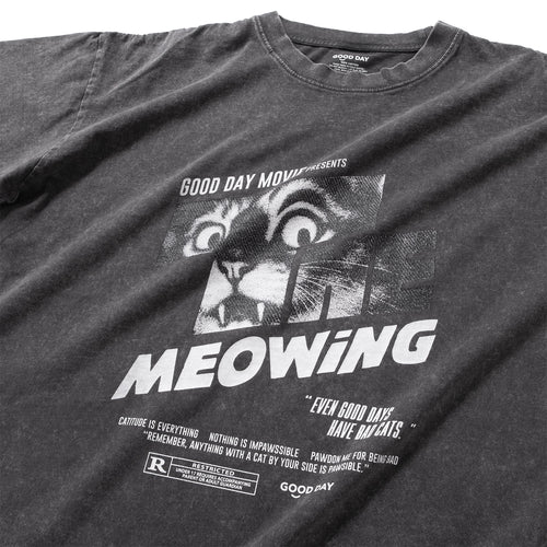 (ZT1695) The Meowing Graphic Tee