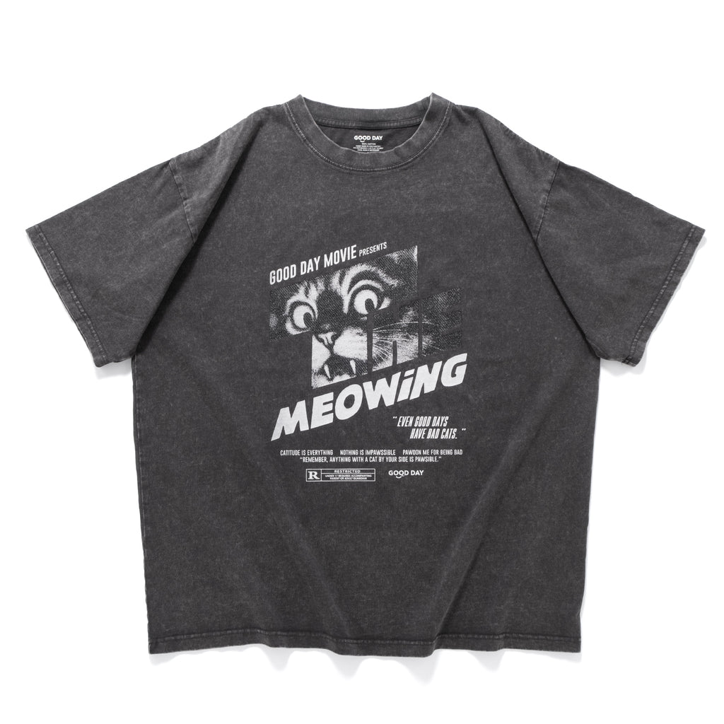 (ZT1695) The Meowing Graphic Tee