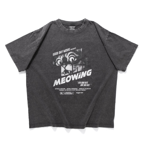 (ZT1695) The Meowing Graphic Tee